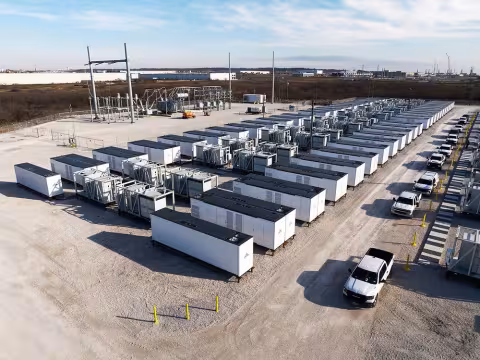 Utility scale BESS installation