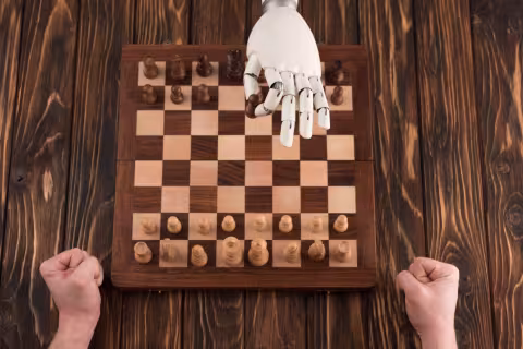 Robot human chess